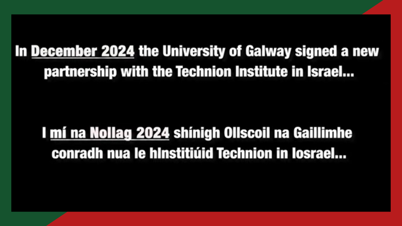 Complicit - the University of Galway and Complicity in Genocide